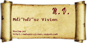 Méhész Vivien névjegykártya