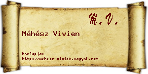 Méhész Vivien névjegykártya